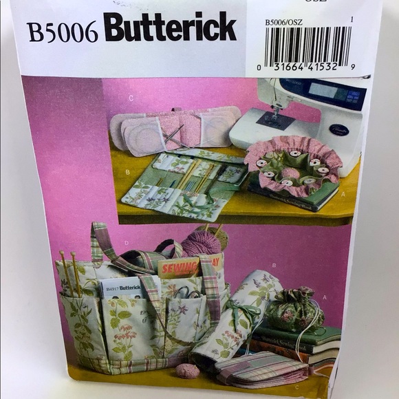 Butterick Pattern B5006: Tote & Accessories - Picture 6 of 6
